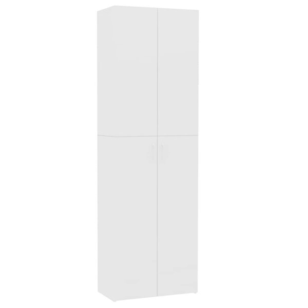 vidaXL Armoire de bureau Blanc 60 x 32 x 190 cm Bois d'ingénierie