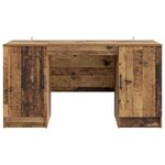 vidaXL Bureau Bois ancien 142 5 x 50 x 75 cm Bois d'ingénierie