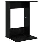 vidaXL Table d'appoint Chêne noir 40 x 38 x 62 5 cm Bois d'ingénierie
