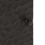 vidaXL Table de chevet noir 40x33x46 cm bois de manguier solide