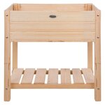 Esschert design jardinière surélevée bois clair s