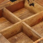 vidaXL Coiffeuse 112x45x76 cm Bois de manguier solide