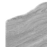 vidaXL Tête de lit Gris Sonoma 75 cm Bois d'ingénierie