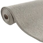 vidaXL Tapis de couloir aspect sisal platina 80x300 cm