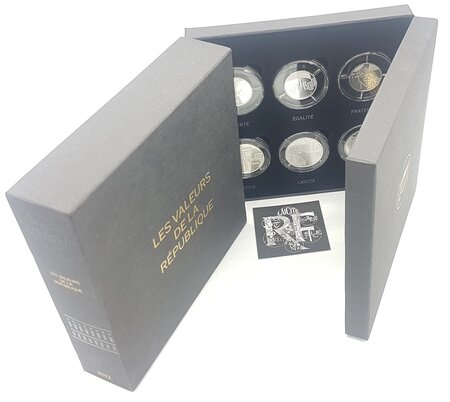 Coffret série euro France 2013 - Valeurs de la République