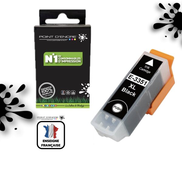 33XL - Orange - NOIR - Grande capacité