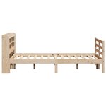 vidaXL Cadre de lit avec tête de lit 150x200 cm bois de pin massif