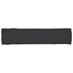vidaXL Coussin de palette Noir 180 x 40 x 8 cm Tissu Oxford