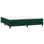 vidaXL Sommier à lattes de lit sans matelas vert foncé 200x210cm