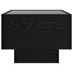 vidaXL Armoire de rangement Chêne noir 40 x 40 x 30 cm