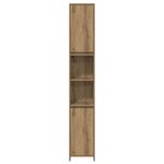 vidaXL Ensemble de meubles salle de bain 4 Pièces bois d'ingénierie