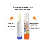 Bâton de colle TRANSPARENTE 'Cléostick' Adhésive en 8 gr CLÉOPÂTRE