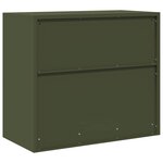 vidaXL Armoire de rangement Vert olive 80 x 40 x 70 cm Acier