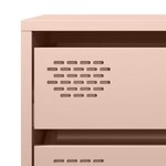 vidaXL Buffet rose 68x39x73 5 cm acier laminé à froid