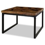 vidaXL Table basse Teck Résine 60x60x40 cm