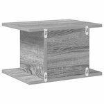vidaXL Table de chevet 2 Pièces Gris Sonoma 40 x 30 x 25 cm