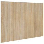 vidaXL Tête de lit Chêne sonoma 120x1 5x80 cm Bois d'ingénierie