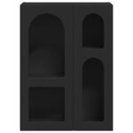 vidaXL Buffet Noir 59 x 35 x 80 5 cm Bois d'ingénierie