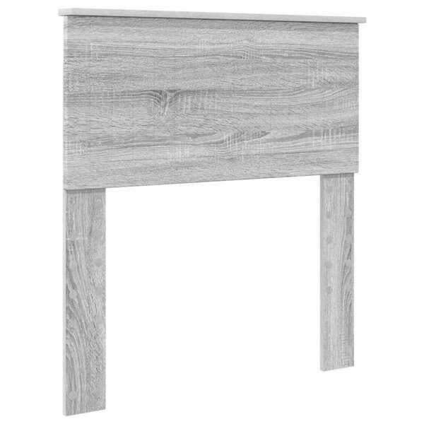 vidaXL Tête de lit Gris Sonoma 80 cm Bois d'ingénierie