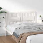 vidaXL Tête de lit blanc 140 5x4x100 cm bois massif de pin