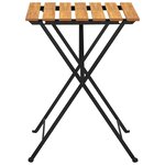 vidaXL Table de bistro 55x54x71 cm Bois d'acacia massif