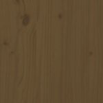 vidaXL Support de bois de chauffage Marron miel 80x25x100cm Pin massif