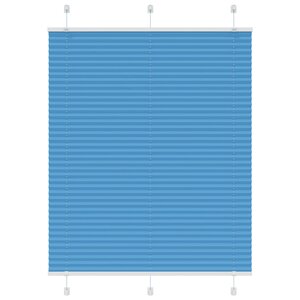 vidaXL Store plissé bleu 105x100 cm largeur du tissu 104 4cm polyester