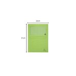 Paquet 25 chemises à fenêtre FOREVER Vert Cl EXACOMPTA