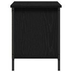 vidaXL Meuble TV Chêne noir 102 x 35 x 45 cm Bois d'ingénierie