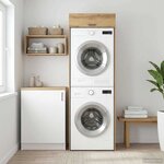 vidaXL Armoire pour machine à laver Chêne artisanal 67 5 x 68 x 200 cm