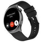 Montre connectée Amnésia AMOLED 1 43" - appels Bluetooth  cardio  10 j - Silicone Noir