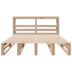 vidaXL Cadre de lit sans matelas 120x190 cm bois de pin massif