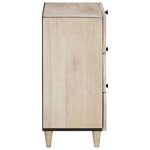vidaXL Buffet avec tiroir Blanc 33 5 x 40 x 75 cm