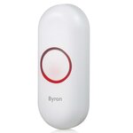 Byron Ensemble de sonnette portable sans fil Blanc