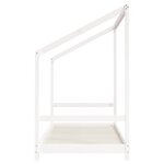 vidaXL Cadre de lit pour enfants blanc 90x200 cm bois de pin massif