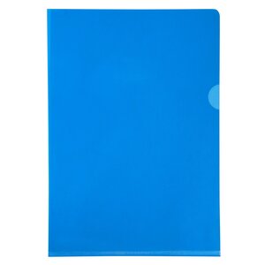 Etui Carton De 100 Pochettes Coin Pvc Lisse Haute Résistance 13/100e - A4 - Couleurs Assorties - Exacompta