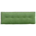 vidaXL Coussin de Dos Vert clair 140 x 50 cm Tissu en velours côtelé