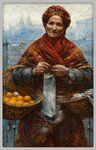 Monnaie JEWESS WITH ORANGES Aleksander Gierymski Argent 500 Francs Cameroon 2025