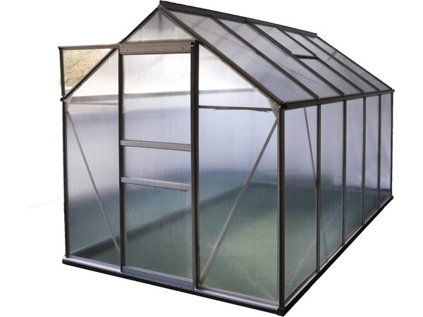 Serre jardin polycarbonate "Diamant 106" + Base - 5 89m²