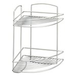 Metaltex Support de douche d'angle à 2 niveaux Onda Argenté