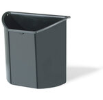 Compartiment Écologic semi-circulaire 2.5L anthracite EXACOMPTA