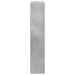 vidaXL Armoire murale de salle de bain Gris Béton 30 x 14 x 70 cm