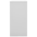 vidaXL Armoires à casiers 5 Pièces Gris clair et bleu 90x45x92 5 cm Acier