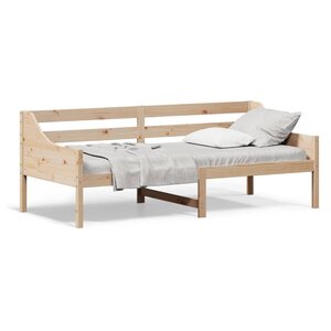 vidaXL Lit de jour sans matelas 80x200 cm bois de pin massif