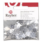 Paillettes étoiles 1 4 cm argenté 100 pièces