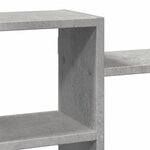 vidaXL Étagère murale gris béton 129x18x42 cm bois d'ingénierie