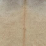 vidaXL Tapis en peau de vache véritable 150 x 170 cm Beige