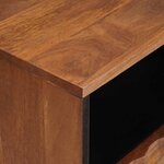 vidaXL Cabinet de chevet Marron 50 x 33 x 62 cm Bois de mangue massif
