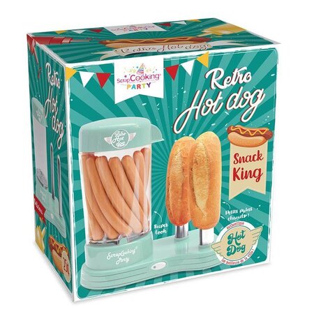 Machine Hot-dog retro - Capacité 12 saucisses - Puissance 450 W