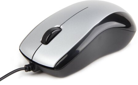 Souris Filaire Gembird MUS-U-002 (Noir/Argent)